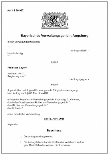 Gerichtsentscheidung: Misshandlungsvorwürfe und Kindeswohlgefährdung im „Haus SeeNest“ von Mission Freedom