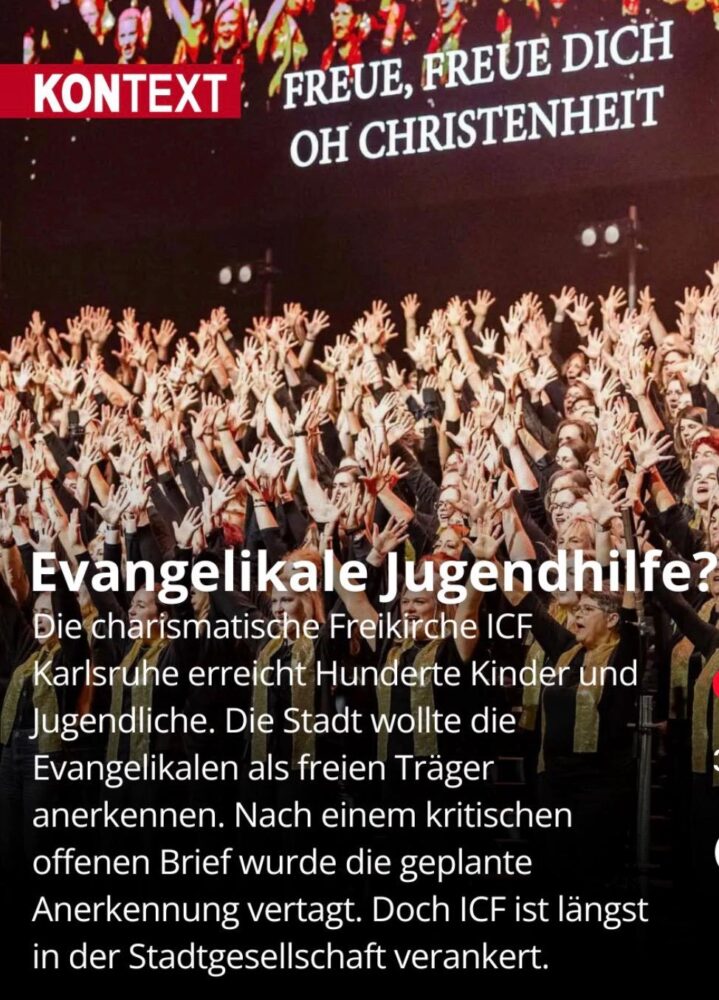 ICF Karlsruhe: Evangelikale Jugendhilfe?